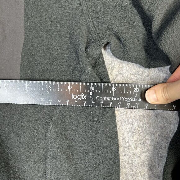 Eddie Bauer Quarter Zip Mens Medium Black Fleece First Ascent Pullover Outdoors - Picture 5 of 8